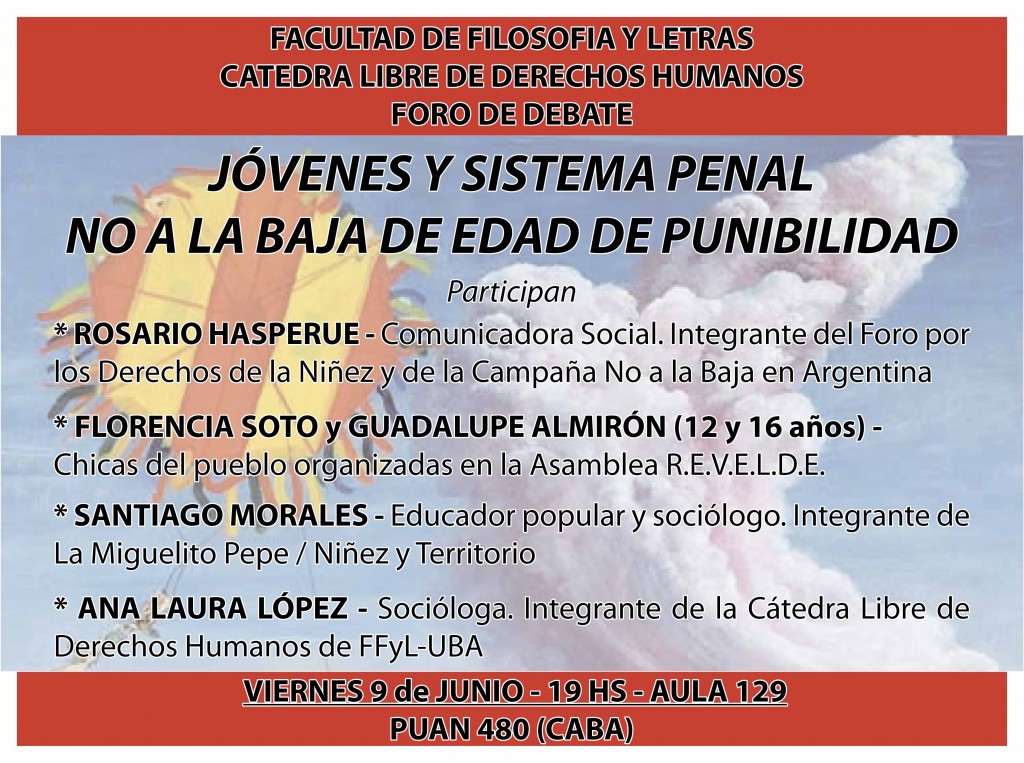 flyer foro NO A LA BAJA 2017.06.09 CURVAS